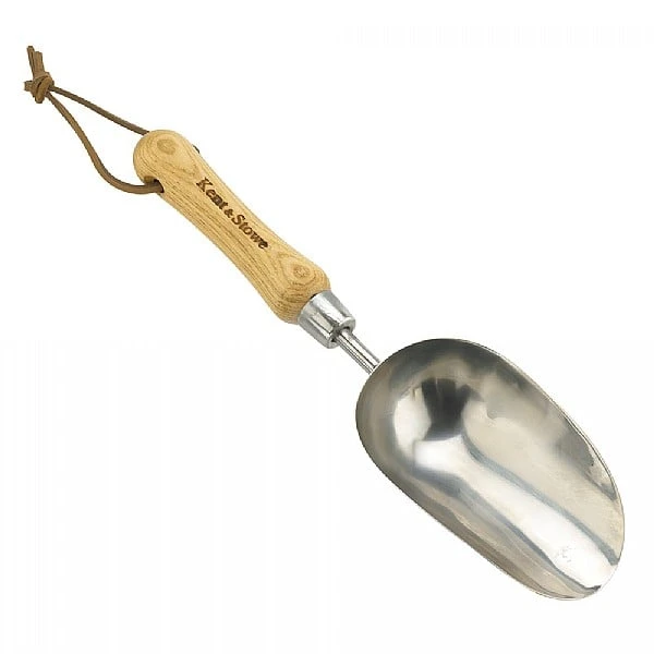 Kent & Stowe Stainless Steel Hand Potting Scoop 3 Kent & Stowe Stainless Steel Hand Potting Scoop