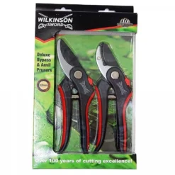 Wilkinson Sword Deluxe Pruner Twin Pack 5 Wilkinson Sword Deluxe Pruner Twin Pack -Green Bowers Sales Store 1018754 1