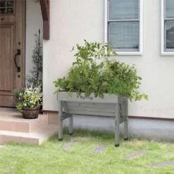 VegTrug WallHugger Small - Grey Wash (FSC 100%) -Green Bowers Sales Store 1028265 2