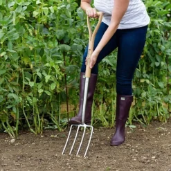 Kent & Stowe Stainless Steel Digging Fork -Green Bowers Sales Store 1031049 2