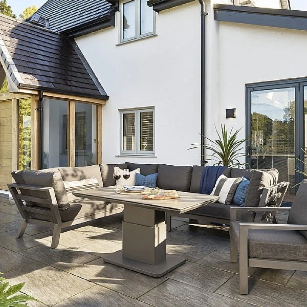 LIFE Timber Deluxe Corner Dining Set With Adjustable Table 3 LIFE Timber Deluxe Corner Dining Set With Adjustable Table