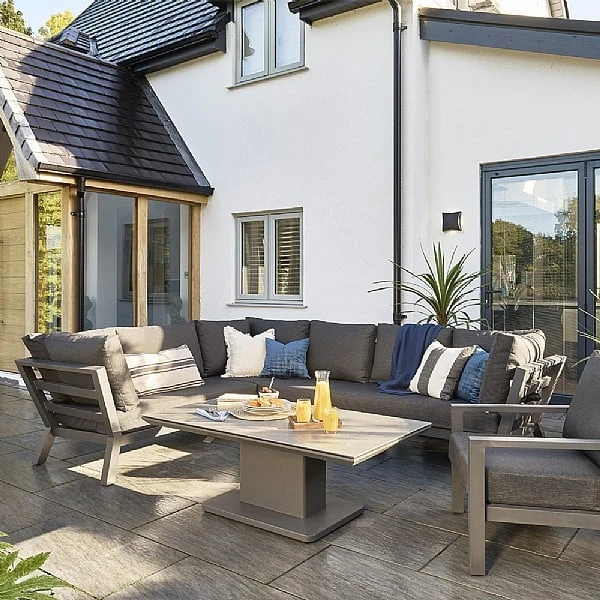 LIFE Timber Deluxe Corner Dining Set With Adjustable Table 4 LIFE Timber Deluxe Corner Dining Set With Adjustable Table - Image 2