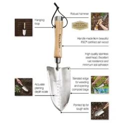 Kent & Stowe Stainless Steel Capability Trowel -Green Bowers Sales Store 1139543 6