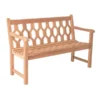 Alexander Rose Mahogany 4ft Lattice Bench 2 Alexander Rose Mahogany 4ft Lattice Bench -Green Bowers Sales Store 1169669