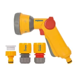 Hozelock Multi-Spray Gun Soft Touch & Fittings Set -Green Bowers Sales Store 1175229 2