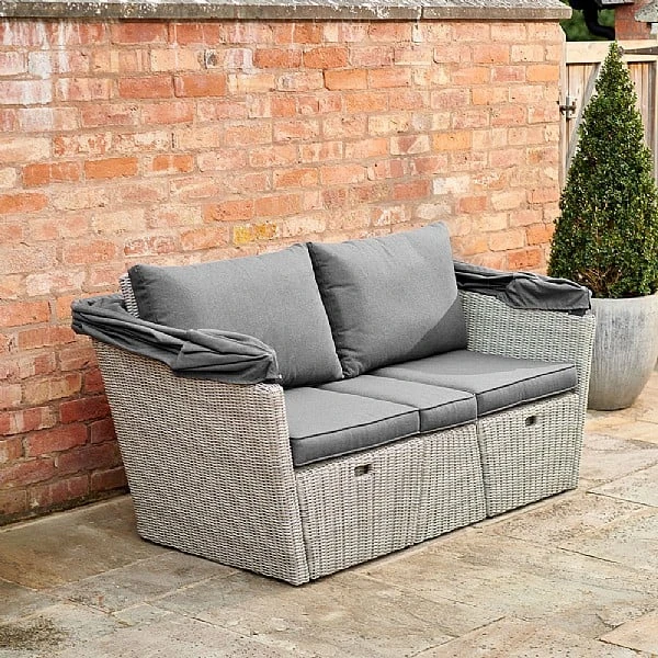 Kettler Palma Daybed - White Wash 4 Kettler Palma Daybed - White Wash - Image 2