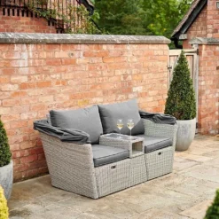 Kettler Palma Daybed - White Wash 11 Kettler Palma Daybed - White Wash -Green Bowers Sales Store 1178092 5