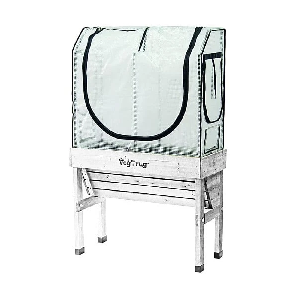VegTrug Small WallHugger Greenhouse Frame & Multi Cover Set 3 VegTrug Small WallHugger Greenhouse Frame & Multi Cover Set