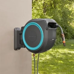 Gardena Wall-Mounted Hose Box RollUp M/L -Green Bowers Sales Store 1192639 3