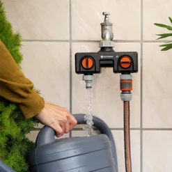 Gardena Twin-Tap Connector -Green Bowers Sales Store 1206516 3