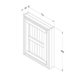 Forest Fold Down Wall Garden Bar 15 Forest Fold Down Wall Garden Bar -Green Bowers Sales Store 1227077 6