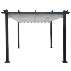Salamanca 3x4m Grey Gazebo -Green Bowers Sales Store 1229453 2