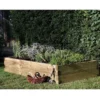 Forest Caledonian Rectangular Raised Bed 180 X 90cm -Green Bowers Sales Store 586835