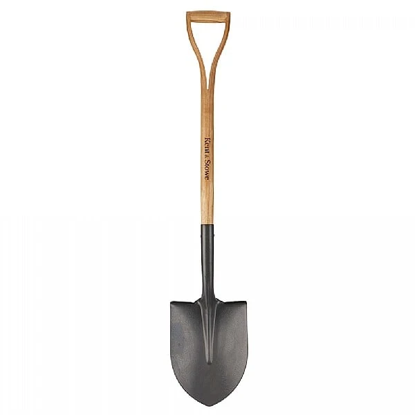 Kent & Stowe Carbon Steel Round Nose Shovel 3 Kent & Stowe Carbon Steel Round Nose Shovel