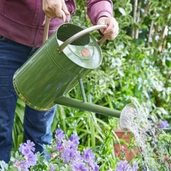 Smart Garden 9L Galvanised Steel Watering Can - Various Colours -Green Bowers Sales Store LRGWTRCAN 5
